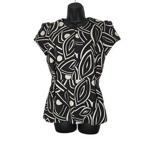 Marni Short Sleeve Zip Up 100% Wool Blazer With Front Pockets Size 10